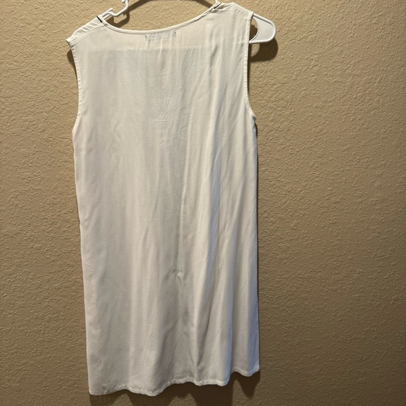 Alex & Alex size S White Linen Dress - Picture 2 of 5